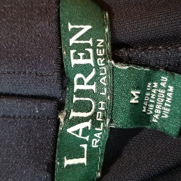 Lauren Ralph Lauren Wide Leg Sailor Pants, size 6, gold buttons, elastic… - Picture 7 of 8